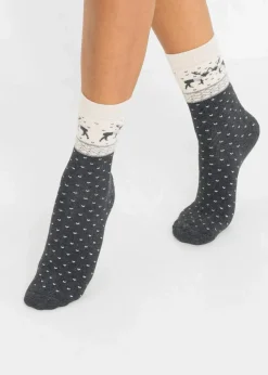 Thermo Socken mit Bio-Baumwolle (3er Pack)