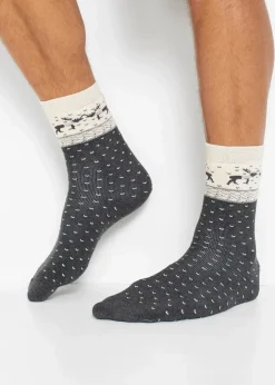 Thermo Socken mit Bio-Baumwolle (3er Pack)