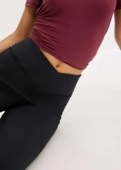 Thermo Sport-Hose aus weichem Material, gerades Bein