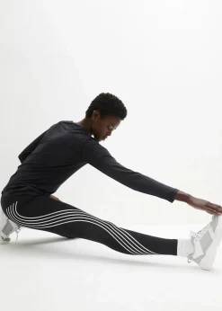 Thermo-Leggings mit reflektierenden Details, knöchelfrei