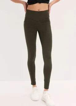 Thermo-Leggings mit reflektierenden Details und Handytasche
