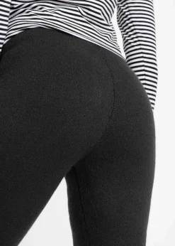 Thermo-Leggings mit Rippbund