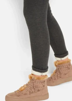 Thermo-Leggings mit Teddyfutter