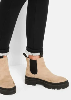 Thermo-Leggings mit Teddyfutter