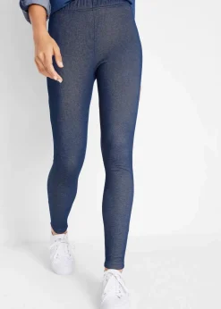 Thermo-Leggins in Jeansoptik