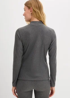 Thermoshirt mit Stehkragen