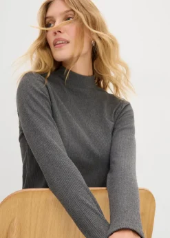 Thermoshirt mit Stehkragen