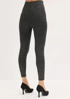 Thermo-Strumpfleggings aus Glitzergarn