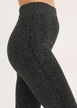 Thermo-Strumpfleggings aus Glitzergarn