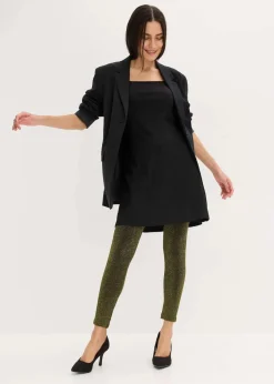 Thermo-Strumpfleggings aus Glitzergarn