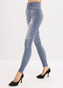 Thermo-Strumpfleggings mit weicher Innenseite