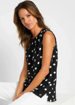 Top aus fließender Viskose