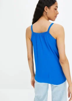 Top aus fließender Viskose