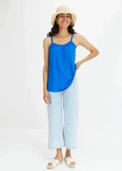 Top aus fließender Viskose