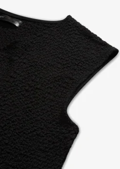 Top aus leichtem Crêpe