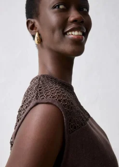 Top aus reinem Leinen