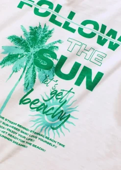 Top aus reiner Baumwolle