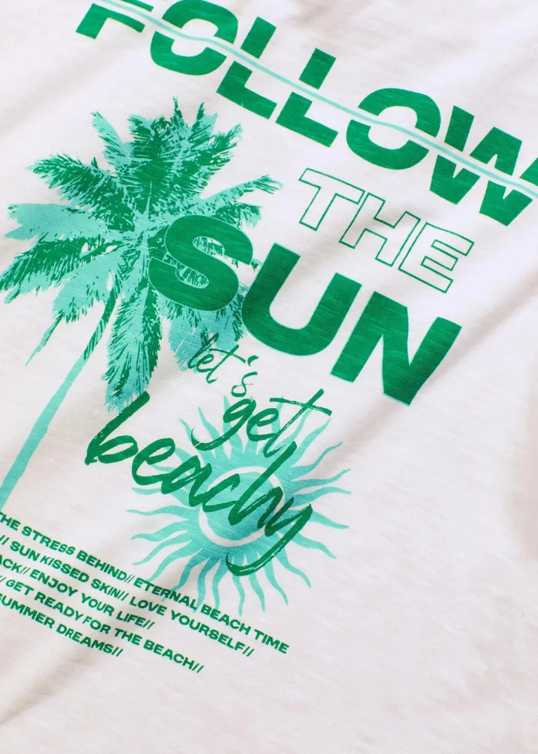 Top aus reiner Baumwolle