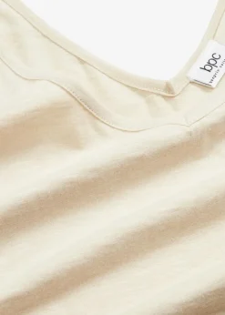 Top aus reiner Bio-Baumwolle