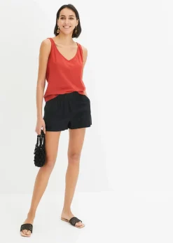 Top aus reiner Bio-Baumwolle