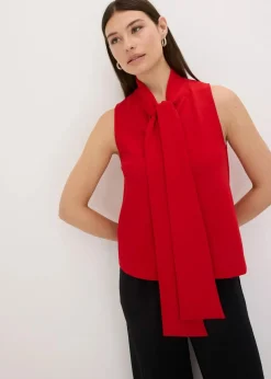 Top mit Schluppenkragen