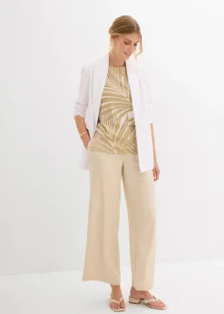 Top mit seitlichen Schlitzen