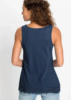 Top mit Spitze (2er-Pack)