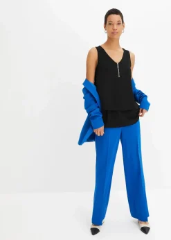 Top mit Zipper aus nachhaltige Viskose