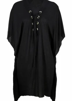 Transparente Strand Tunika aus Viskose