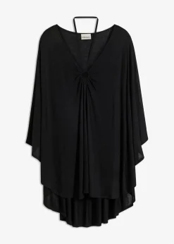 Transparente Strandtunika aus Viskose