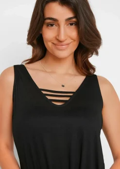 Transparentes Strandkleid aus Viskose