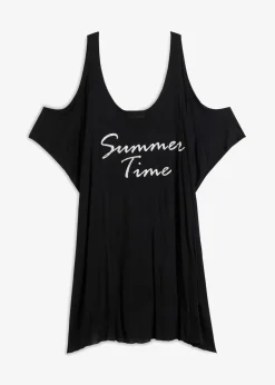 Transparentes Strandkleid aus Viskose