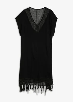 Transparentes Strandkleid aus Viskose