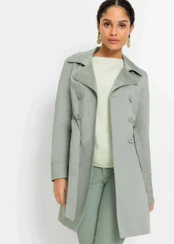 Trenchcoat aus Baumwolle