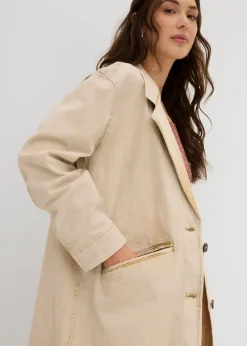 Trenchcoat aus Twill
