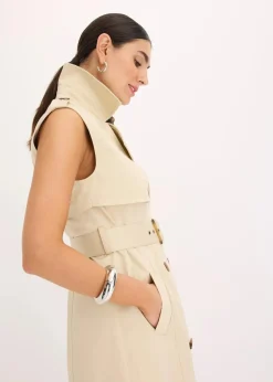 Trenchkleid mit Gürtel (2-tlg.)