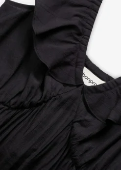 Trägerkleid aus feinem Viskose-Mix