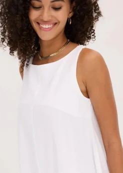 Trägerkleid aus feinem Viskose-Mix