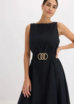 Trägerkleid aus feinem Viskose-Mix