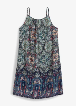 Trägerkleid aus fließender Viskose