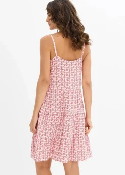 Trägerkleid aus fließender Viskose