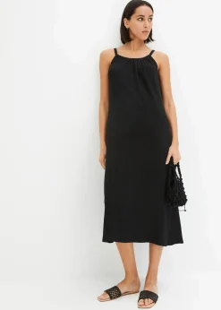 Trägerkleid aus leichtem Crêpe