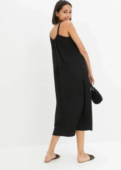 Trägerkleid aus leichtem Crêpe