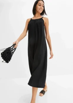 Trägerkleid aus leichtem Crêpe