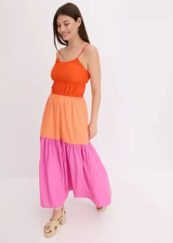 Trägerkleid aus reiner Baumwolle