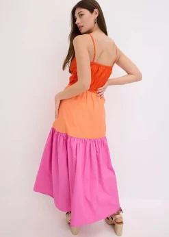 Trägerkleid aus reiner Baumwolle