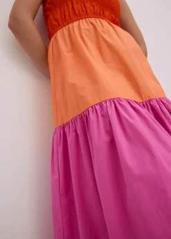 Trägerkleid aus reiner Baumwolle