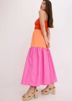 Trägerkleid aus reiner Baumwolle