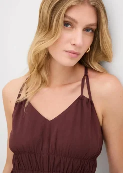 Trägerkleid aus reiner Bio-Baumwolle