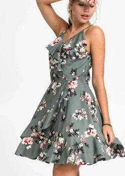 Trägerkleid aus reiner Viskose